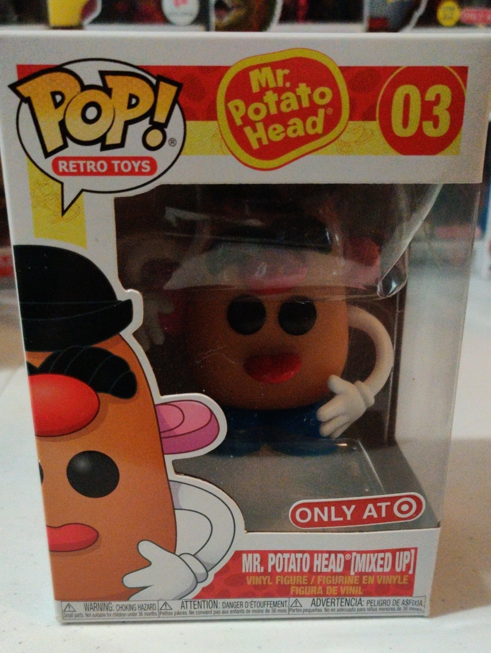 Funko Mr. Potato Head Pop! Retro Toys Vinyl Figure - Brown, Blue, Pink, White